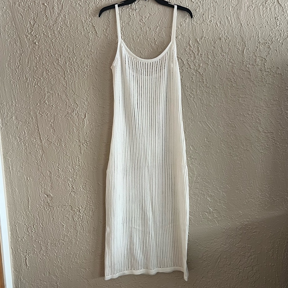 ⭐️ Crochet Sleeveless Maxi Dress